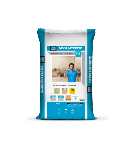 313 (1) MYK Laticrete 313 Tile Adhesive, Grey, 20 Kg Bag - Image 1