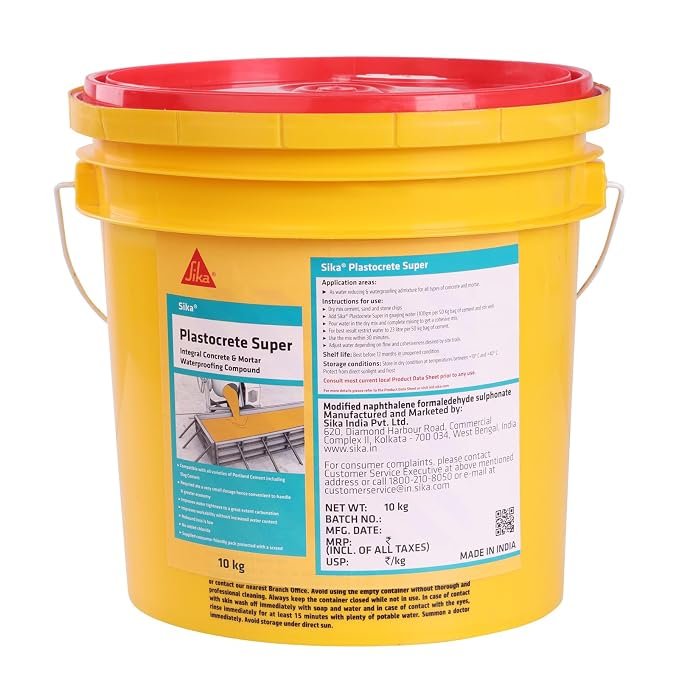 Sika Plastocrete Super Waterproofing Admixture 10 kg